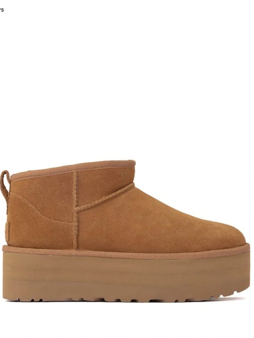 UGG® Classic Ultra Mini Platform Boot - Chestnut, Size 10, NWOT Display pair